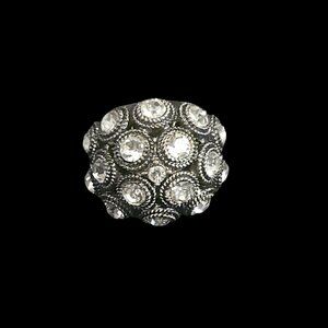 ✨ Premiere Designs Crystal Dome Ring – Size 10 Statement Bling ✨